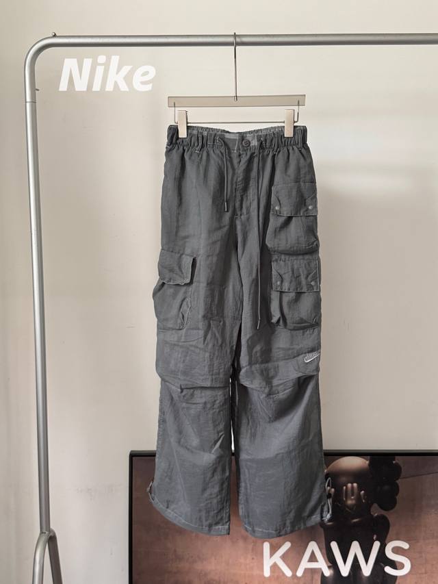 Nike Sportswear Tech Pack multi-pocket woven casual pants Breathable and waterpr