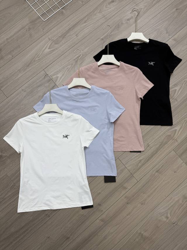Detail of the new Arc'teryx quick-drying T-shirt Arc'teryx Macaron four-color su