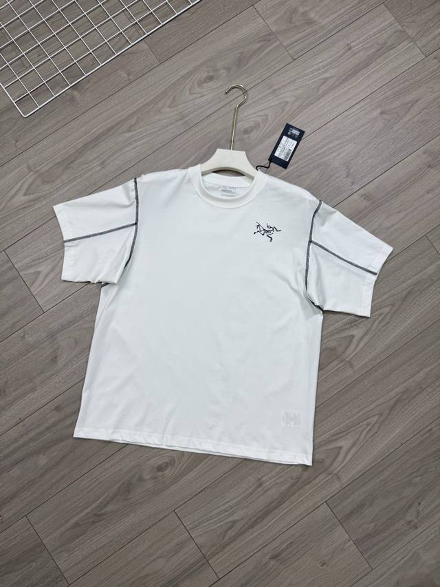 Details of the new Arc'teryx round neck T-shirt Arc'teryx open stitching three-n