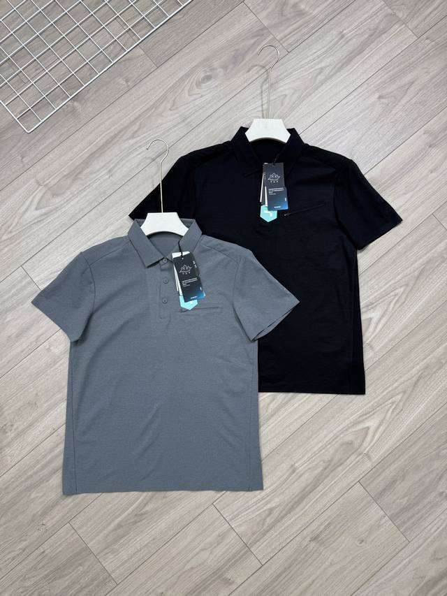 Details of the new Descente quick-drying Polo shirt Descente two-color comprehen