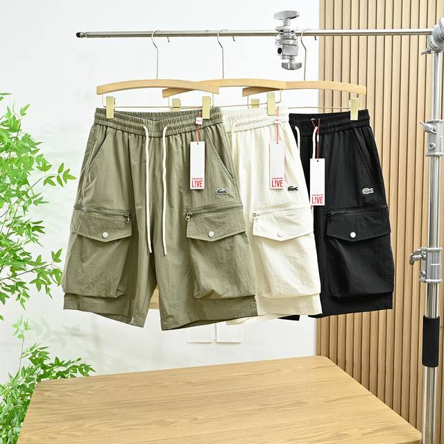 New arrival: rice Style number: 8C58# Lacoste Crocodile 2025 Summer New Five-poi