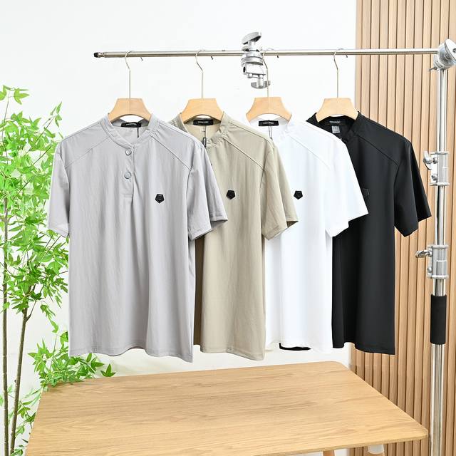 New arrival: Beige Style number: 3212# Zegna 2025 Summer Men's Stand-up Collar I
