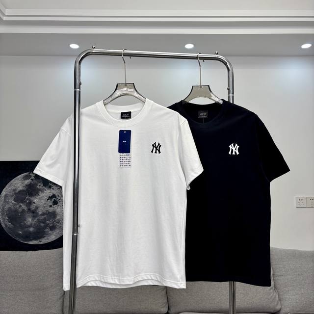 Mlb Ny Yankees big print loose short-sleeved T-shirt High quality, 260G high-wei