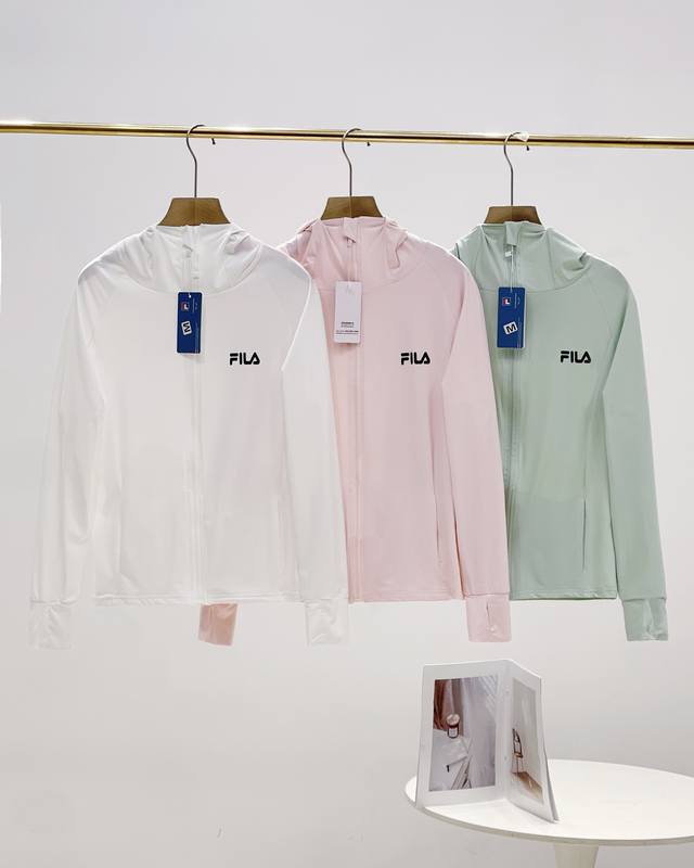 Real photos are presented, Fila Feile 2025 summer new windbreaker ice silk sunsc