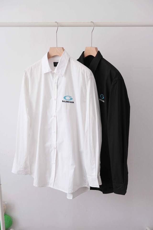 Blcg embroidered boomerang circular shirt jacket loose Os dropped shoulders high