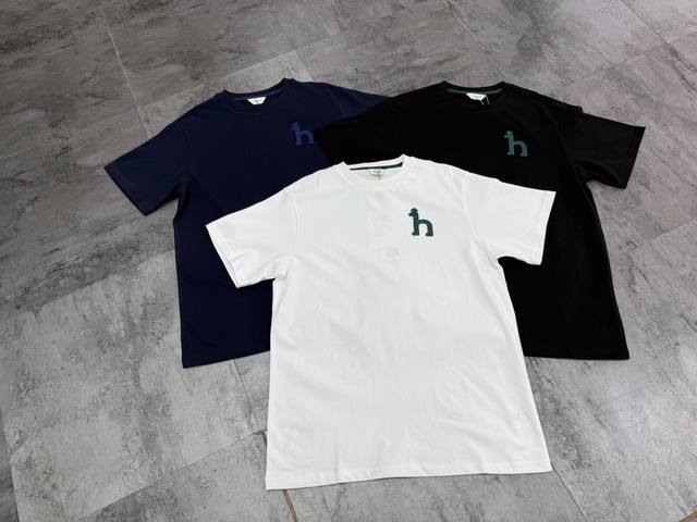 100% cotton Hazzys 2025 summer new casual loose, white, black, navy blue. Cotton