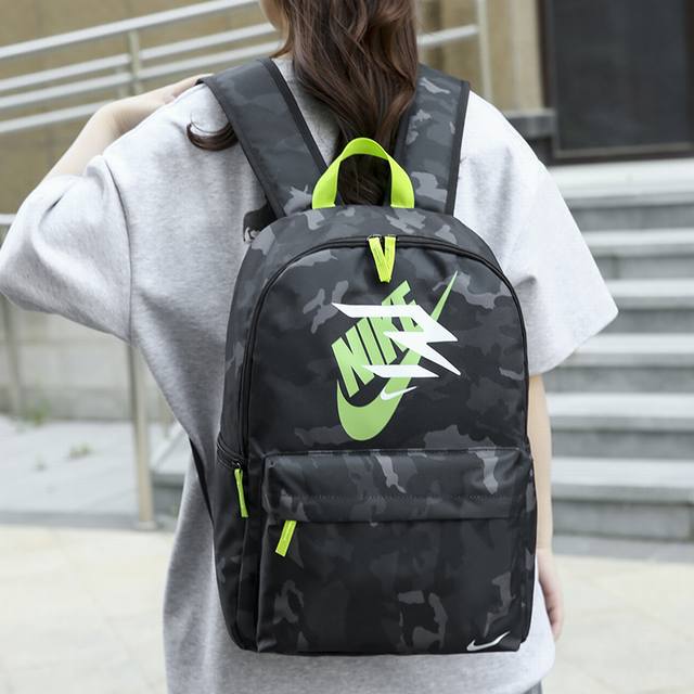 Nike unisex street fashion casual backpack fashionable and versatile large-capac