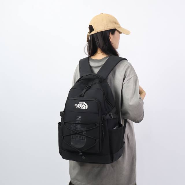 The North Face unisex street fashion casual backpack fashionable all-match perso