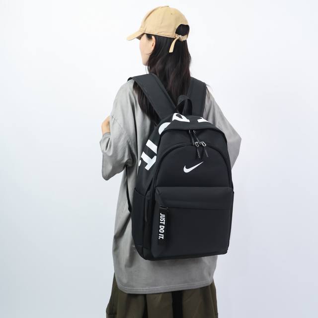 Nike unisex sports casual backpack fashionable and versatile large capacity back