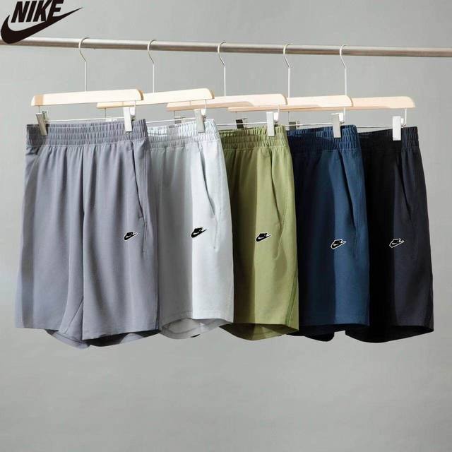 Nike summer new style, men's light mesh splicing breathable shorts casual shorts