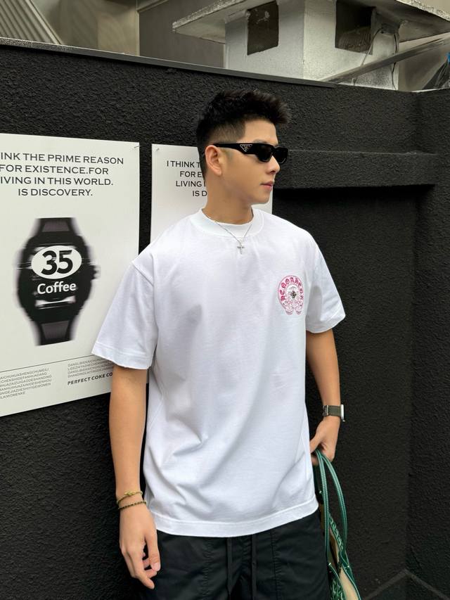 Chrome Hearts 2025Ss new style horseshoe laser burnt flower applique embroidery