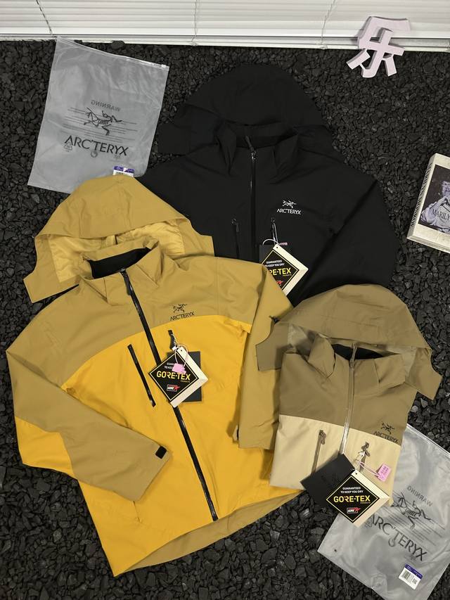 Arcteryx Arcteryx Outdoor Comfortable Breathable Colorblock Jacket Three-dimensi