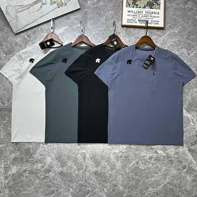 for Descente Two-color comprehensive training sports fitness men and women's ref