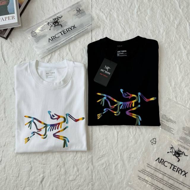 9121 Arc'teryx personalized letter logo casual sports short-sleeved T-shirt - Th