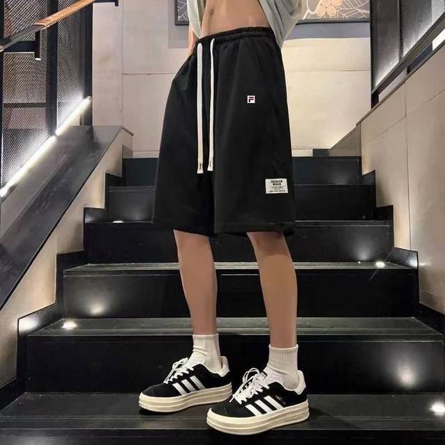 New Fila summer ice silk quick-drying casual sports shorts. New polyester fiber