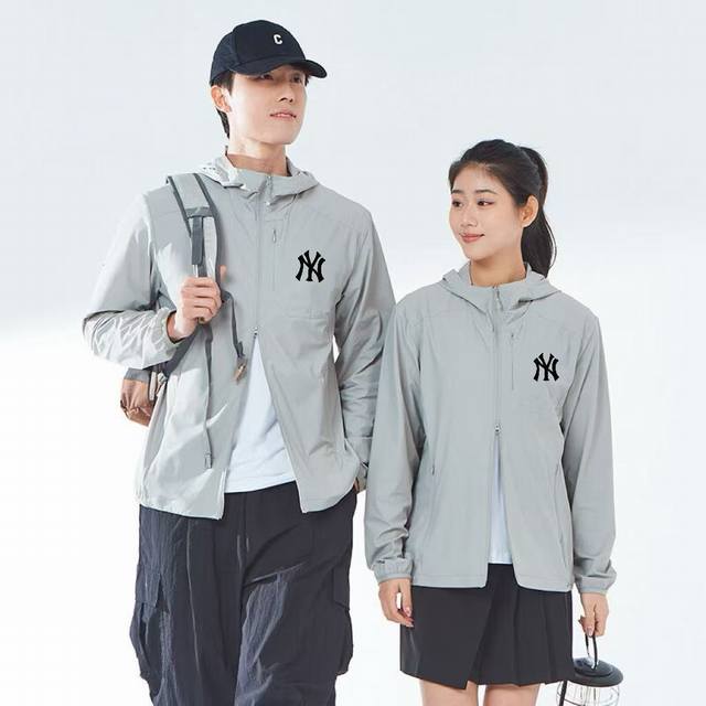 New arrival Mlb Yankees classic hooded trendy street-style sun protection clothi