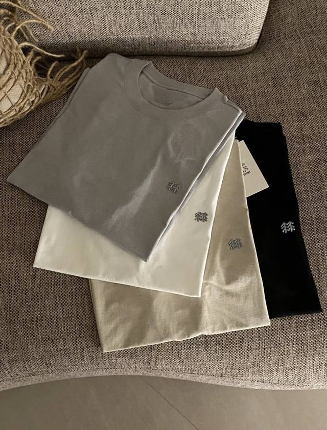 Kolon Sport basic chest logo three-color T-shirt short sleeves for men and women