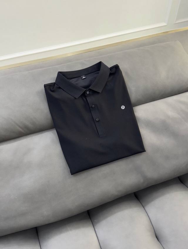 Lululemon Polotraining Tough casual business style ice silk seamless Polo shirt