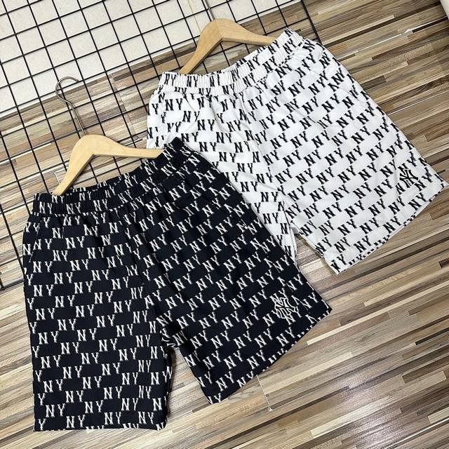New Mlb loose fit full print! Summer couple style men's and women's casual fashi