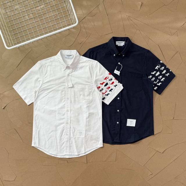 Tb short-sleeved small animal surrounded embroidery new short-sleeved shirt T39