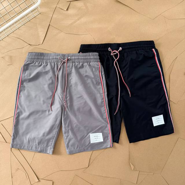 Tb beach shorts double-sided webbing shorts F33 Large amount of stock Thom Brown