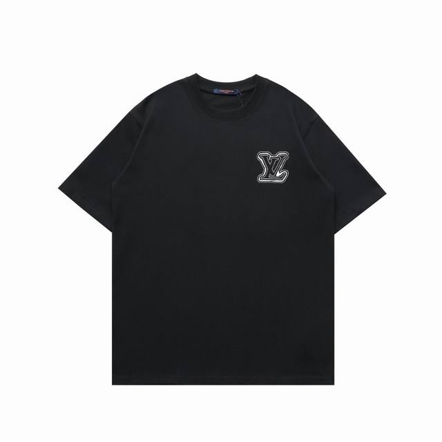 Top replica version Louis Vuitton new graffiti hand-painted casual round neck sh