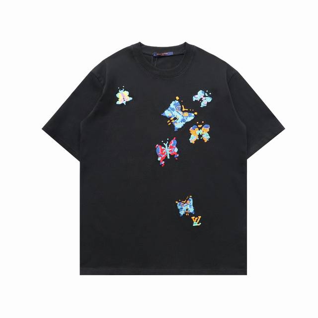 Top replica version Louis Vuitton Lv Louis Vuitton new colorful butterfly embroi