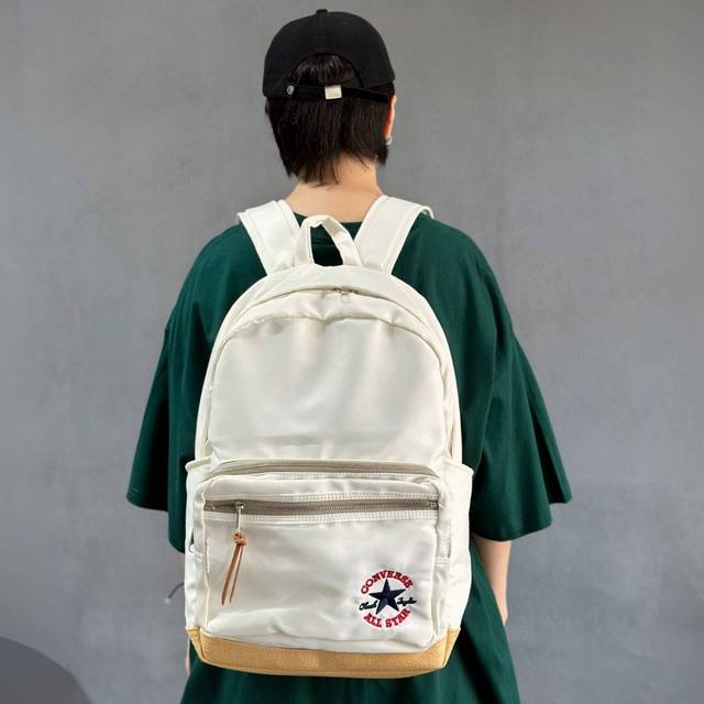 purple is 10 yuan cheaper Converse Converse contrast stitching backpack single s