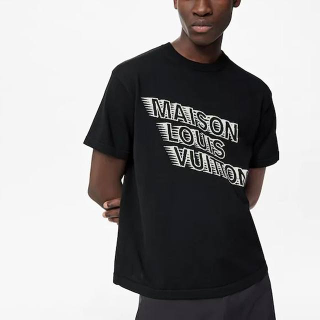 New summer Louis Vuitton Phantom Loose Couple Round Neck T-shirt Made of 260g or