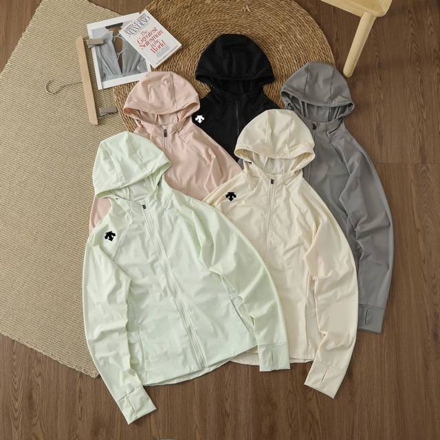 Cool and smooth sun protection clothing Color: black, beige, dark gray, pink, li