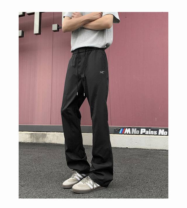 Arc'teryx 25Ss new four-color high-quality casual ice silk trousers! Pants loose