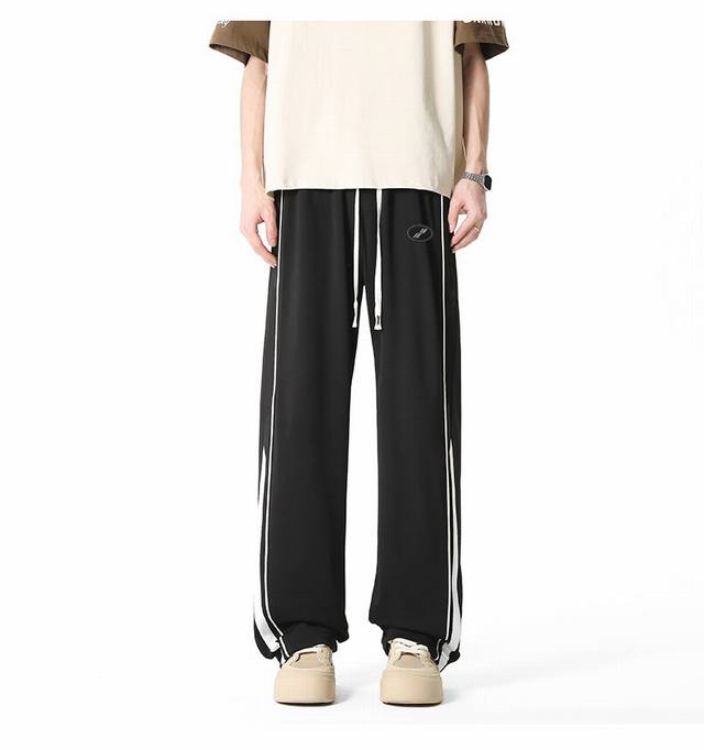 Well Overseas Version 25Ss New Two-color High-quality Casual Ice Silk Pants! Pan
