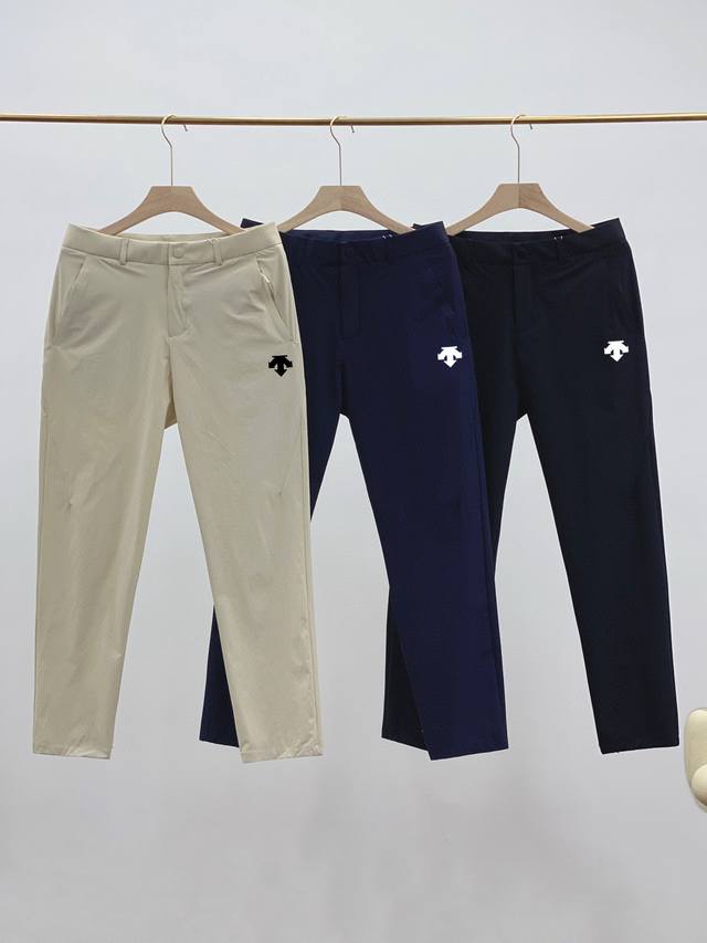 Descente Business Commuter Outdoor Trousers Beige Blue Black M-3Xl Professional