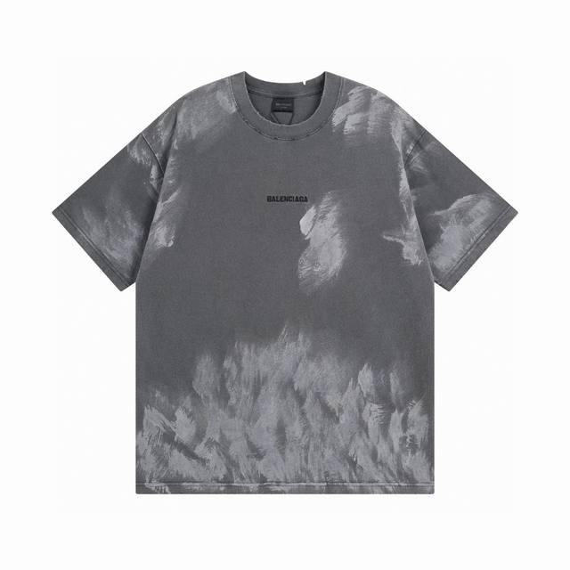 Balenciaga 2025 Ss front and back letter logo embroidery hand-painted graffiti w