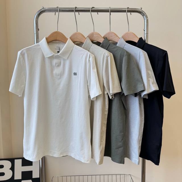 for Kolon | Men's Polo Shirt Short Sleeve Textured Polo is effortless to wear B1