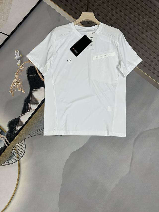 Lululemon Summer Men's Quick-Drying Ice Silk Short Sleeve Move in style all summ