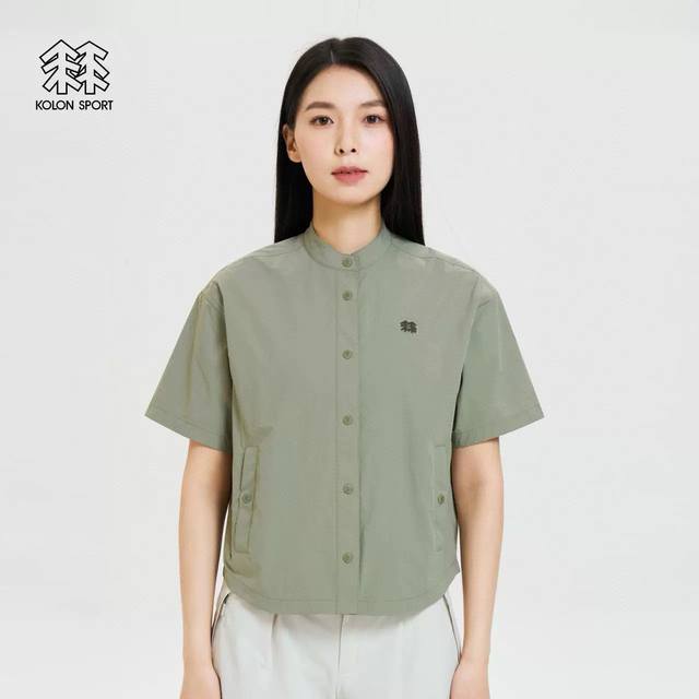 Details of the new Kolon Sport women's outdoor women's camping woven sports suns