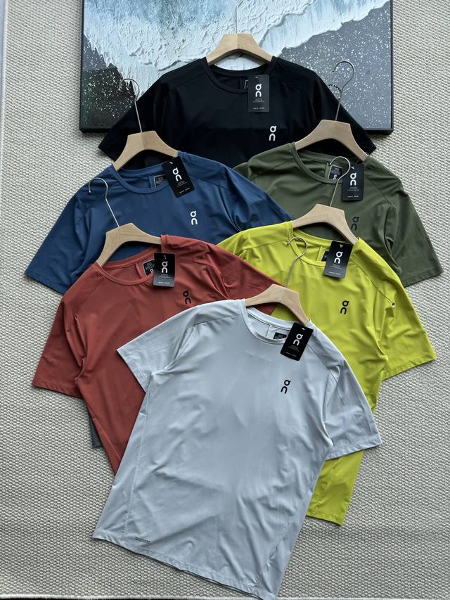 On 25Ss new summer round-neck ice silk quick-drying outdoor casual short-sleeved