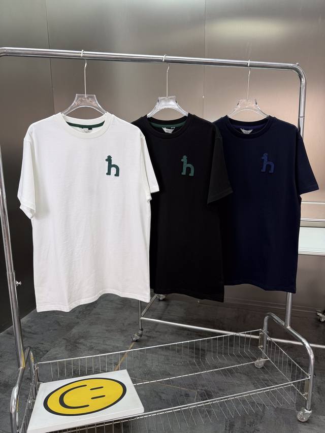 100% cotton Hazzys 2025 summer new casual loose, white, black, navy blue. Cotton