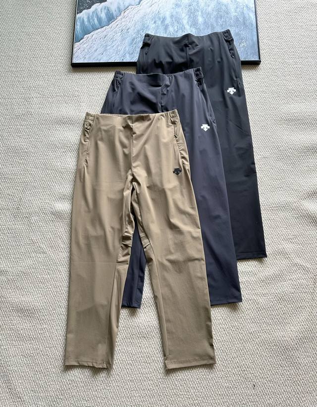 Descente's new summer ice silk comprehensive training sports casual trousers! Di