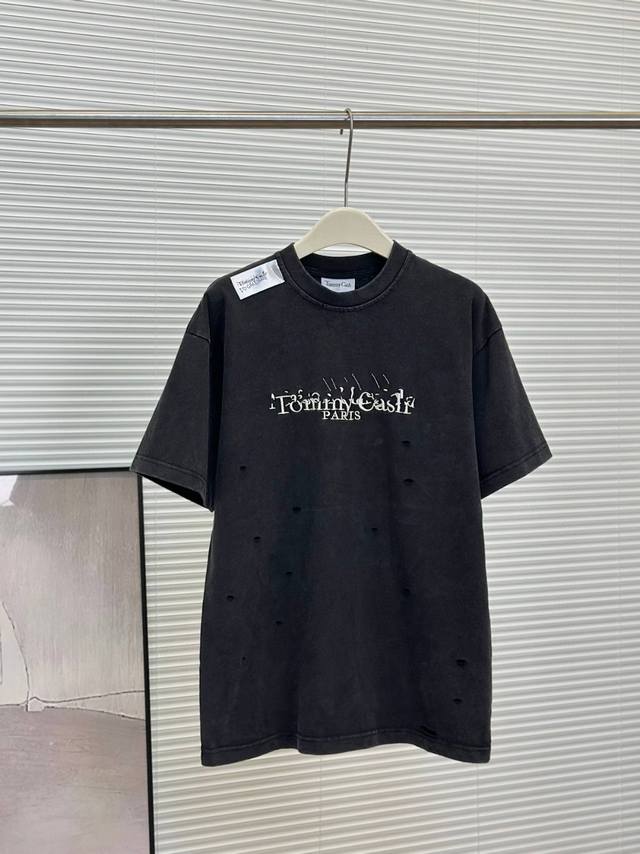 Maison Margiela Mm6 summer joint model washed, distressed, worn, damaged, letter