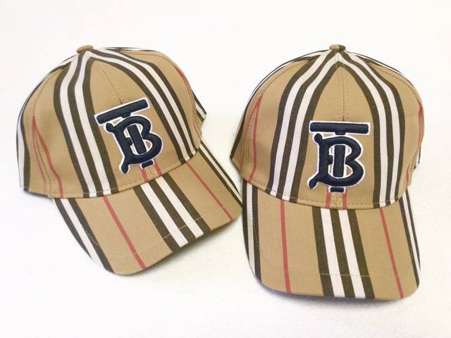 B's original checkered cap