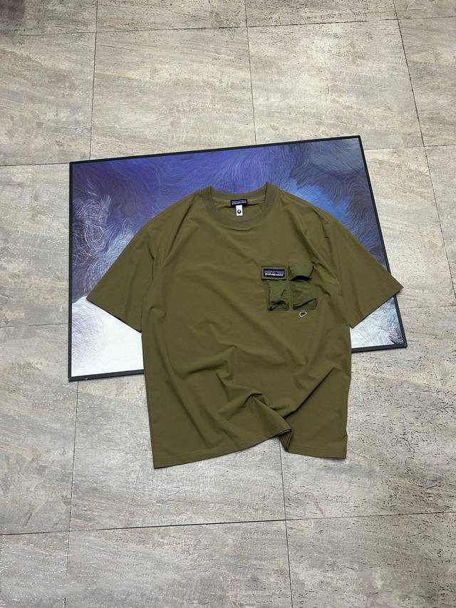 Patagonia Three-Dimensional Pocket Cool Ice Silk Short Sleeve A familiar hot-sel