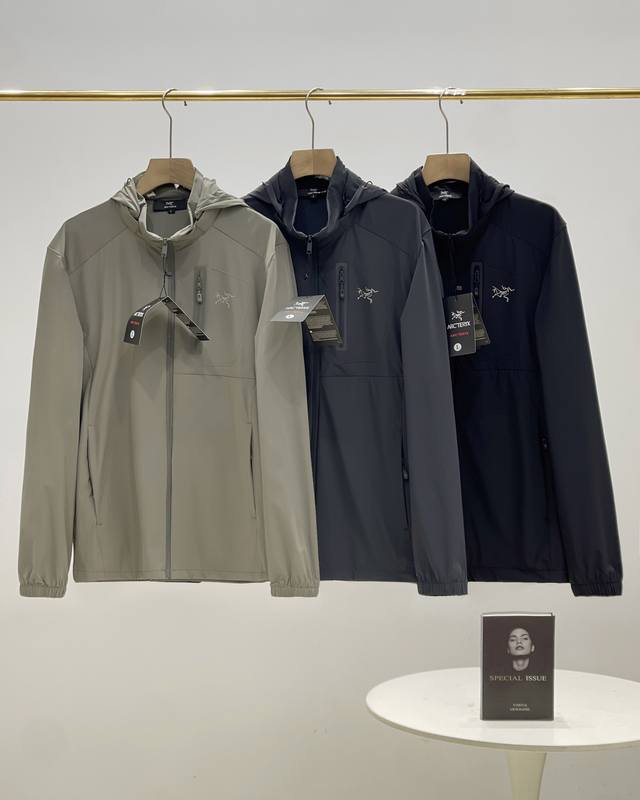Exclusive channel good goods are coming. Arc'teryx men's and women's hooded spor