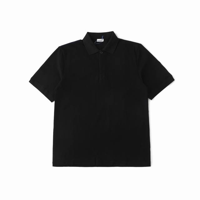 Burberry Bbr striped pattern embellished with equestrian knight logo Polo shirt