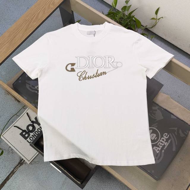High version 2025 new Dior Dior embroidered letter pattern Logo embroidered casu