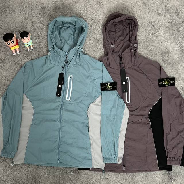 New splicing quick-drying sun protection clothing real photos! Stone Island Ston