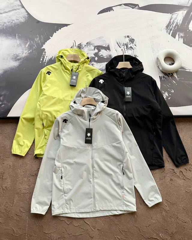 Descente windproof, splashproof and sun-proof men's and women's style Upf130+ co