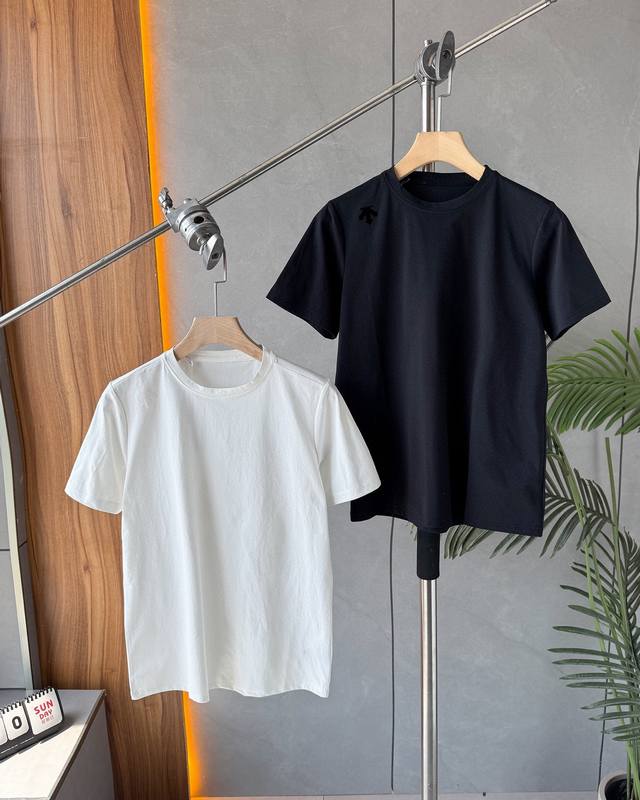 Descente Essential is available for both men and women, 280G pure cotton 5A anti