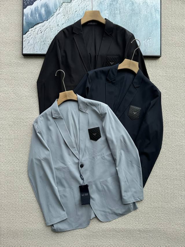 25 Summer Armani men's new casual business seamless glued jacket! High-end suit